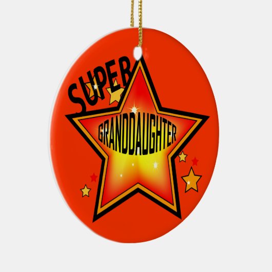 孫娘スターすごいクリスマスオーナメント セラミックオーナメント (右)