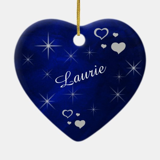 孫娘スターハート記念 セラミックオーナメント (裏面)