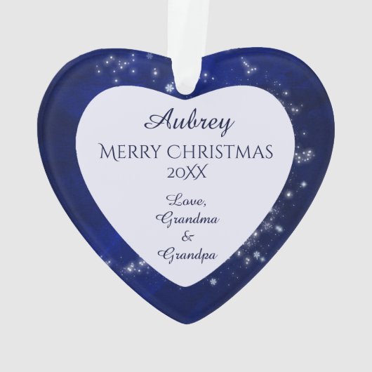 孫娘スター オーナメント (裏面)