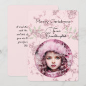 孫娘ダークヘアガールクリスマスの願い (正面/裏面)