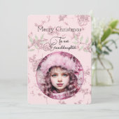 孫娘ダークヘアガールクリスマスの願い (スタンド正面)