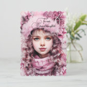 孫娘ダークヘアガールクリスマスの願い (スタンド正面)