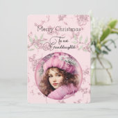 孫娘ダークヘアガールクリスマスの願い (スタンド正面)