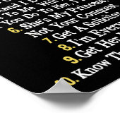 孫娘デートすることのおもしろいの規則 ポスター (角)