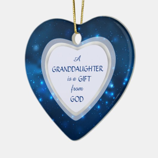 孫娘ナイトライトクリスマス セラミックオーナメント (左)