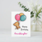孫娘ハッピーバースデーカード ポストカード (スタンド正面)