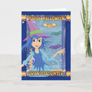 孫娘ハロウィン・グリーティング・カード カード