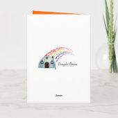 孫娘ハロウィーンカード：スリースイートトリーツ カード (裏面)