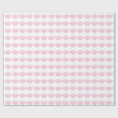 孫娘バプテスマおめでとうピンクの子供o ラッピングペーパー (フラット)