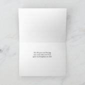 孫娘バプテスマ宗教上のお祝い カード (内部)