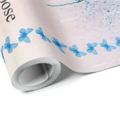 孫娘パーソナライズされたへの毛虫 ラッピングペーパー (ロールコーナー)