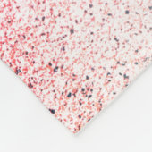 孫娘パーソナライズされたピンク・ユニコーン フリースブランケット (角)