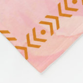 孫娘パーソナライズされた宛の手紙 フリースブランケット (角)