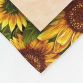 孫娘パーソナライズされた宛の手紙 フリースブランケット (角)