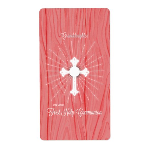 孫娘ファースト・コミュニオンクロス・アンド・レイ ラベル (正面)