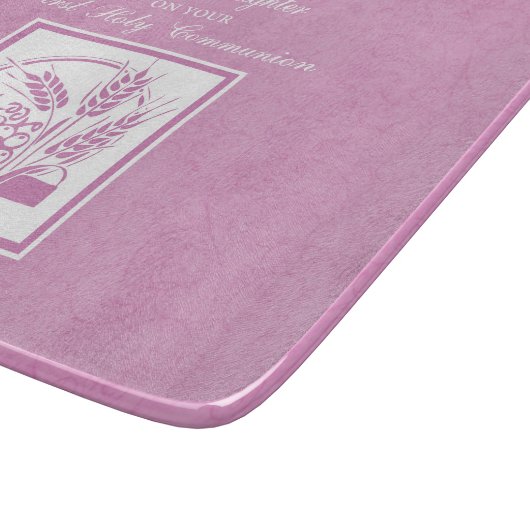 孫娘ファースト・コミュニオンピンク カッティングボード (角)