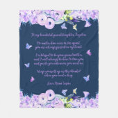 孫娘フリースブランケット フリースブランケット (正面)