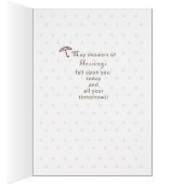 孫娘ブライダルシャワーケーキおめでとう (内側 (右))