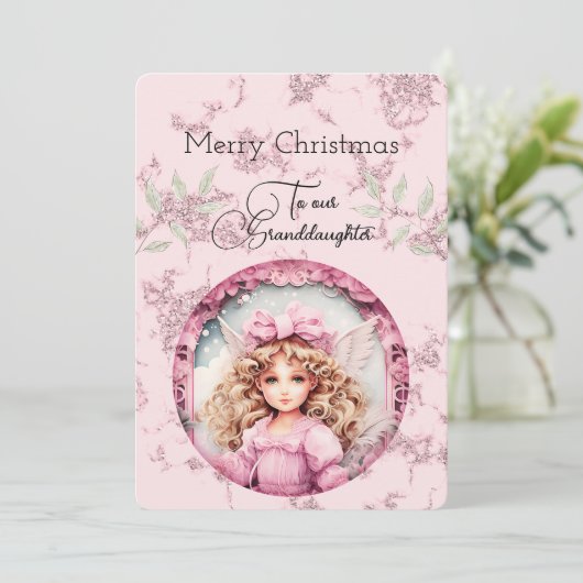 孫娘ブロンド人形のクリスマスの願い (スタンド正面)