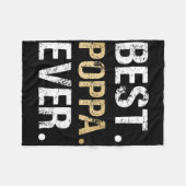 孫娘ポッパからのポッパギフト最高の フリースブランケット (正面(横))