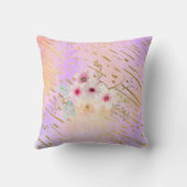 孫娘ユニコーンギフトピンクガーリー金ゴールド クッション (裏面)