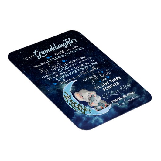 孫娘好き|孫娘への手紙 マグネット (右側)