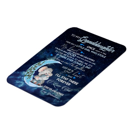 孫娘好き|孫娘への手紙 マグネット (左側)