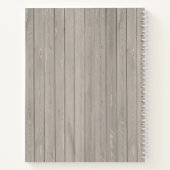 孫娘宛のカスタマイズ可能な手紙 ノートブック (裏面)