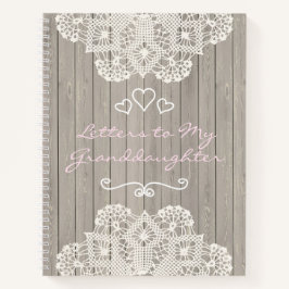 孫娘宛のカスタマイズ可能な手紙 ノートブック