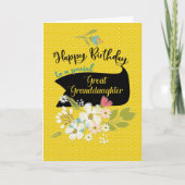 孫娘素晴らしのかわいらし誕生日 カード (正面)