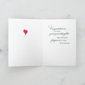 孫娘素晴らしグリーンの新素晴らししい祖母 カード (内部)