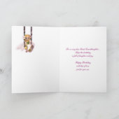 孫娘素晴らしハッピーバースデーかわいい妖精on f カード (内部)