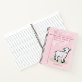 孫娘素晴らしバプティスピンクガールラム ノートブック (内部)