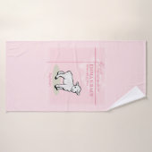 孫娘素晴らしバプティスピンクガールラム バスタオル (バスタオル)