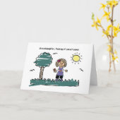 孫娘考えズオブユーサマーキャンプスティック カード (黄色い花)