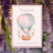 孫娘誕生おめでとう グリーティングカード