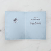 孫娘誕生日とヴィンテージガール,バスケット カード (内部)