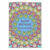 孫娘誕生日クロシェ花 (正面)