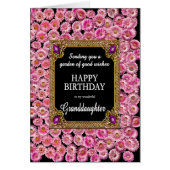 孫娘誕生日ピンクデイジー (正面)