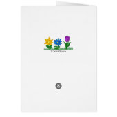 孫娘誕生日ラブフローラカード (裏面)