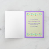 孫娘14形モダン気取り誕生日カード カード (内部)