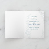 孫娘44th宗教誕生日グリーンハンド カード (内部)