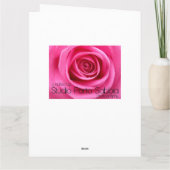 孫娘9th誕生日カラーバルーン カード (裏面)