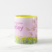 孫娘"あなたの一流の"ブロンドの女の子のおもしろいのマグ ツートーンマグカップ (中央)