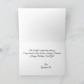 孫娘&おばあちゃんカスタム誕生日カード カード (内部)