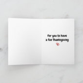 **孫娘** に感謝祭で一つ願い カード (内部)