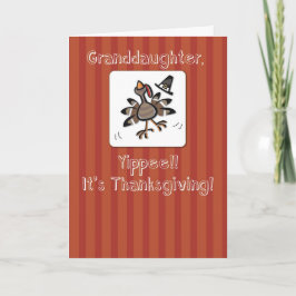 孫娘、感謝祭トルコ、宗教的 シーズンカード
