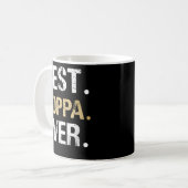孫娘Pからのメンズポッパギフト最高のP コーヒーマグカップ (正面左)