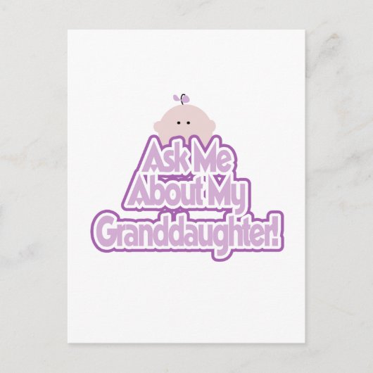 孫娘T頼シャツについて ポストカード (正面)