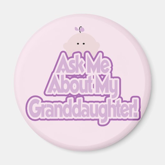 孫娘T頼シャツについて マグネット (正面)